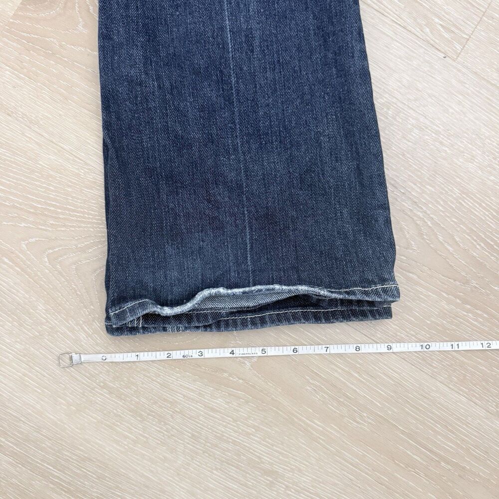 VTG 90s Y2K 7 For All Mankind Flynt Low Rise Bootcut Jeans USA W30 L33 7FAM Auth - Picture 10 of 13